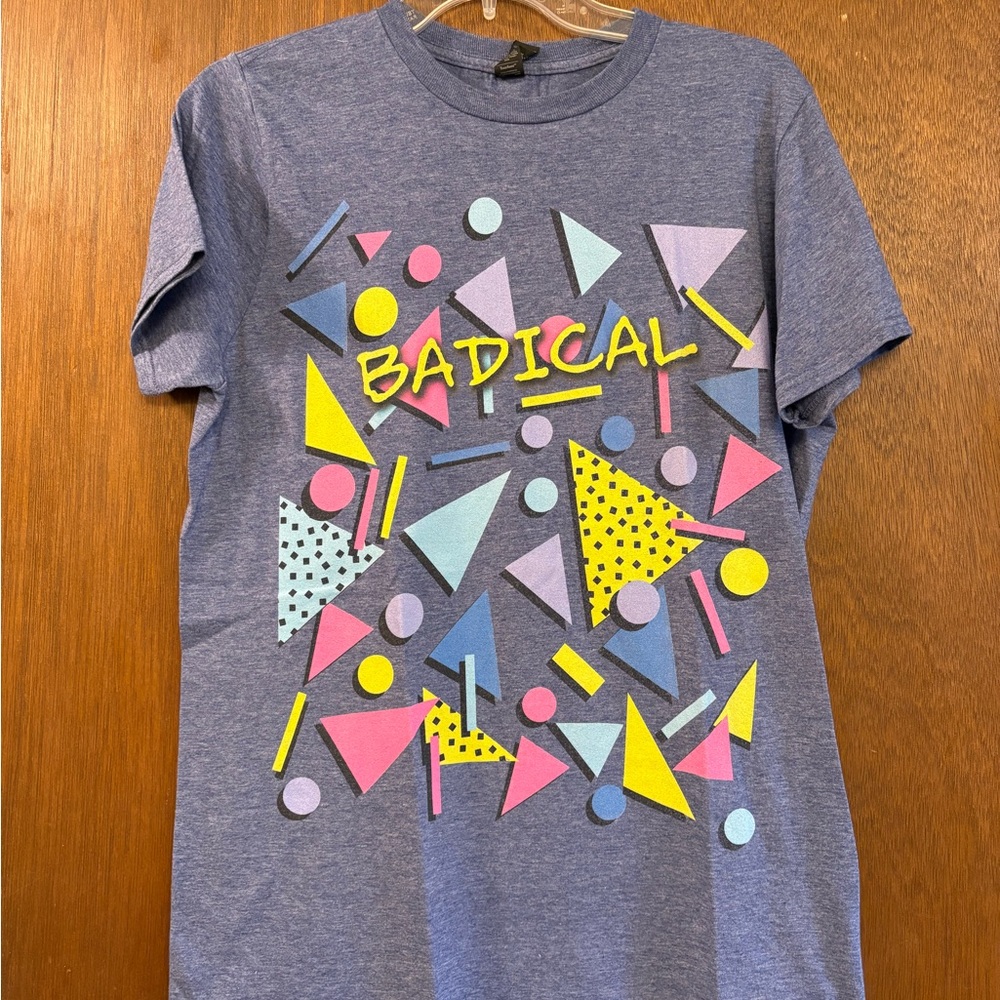 80s inspired ladies tee shirt Medium